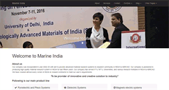 Desktop Screenshot of marineindia.com