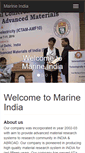 Mobile Screenshot of marineindia.com