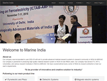 Tablet Screenshot of marineindia.com